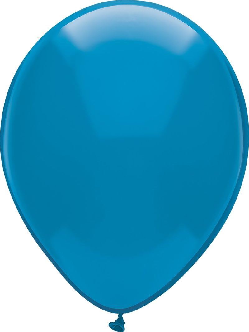 12-Inch Latex Balloons,Air/ Helium, 100-Count, Royal Rich Assortment.USA made