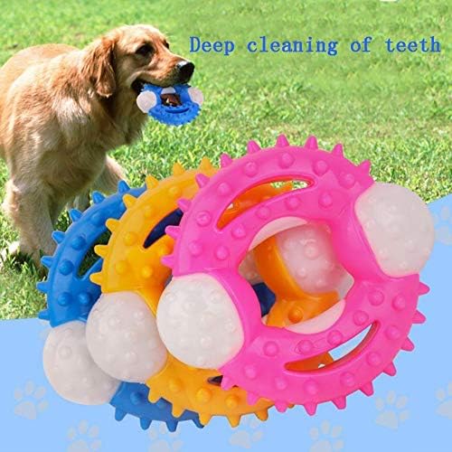 Rubber Resistance to Bite Dog Toy Teeth Cleaning for Small and Medium Dog
