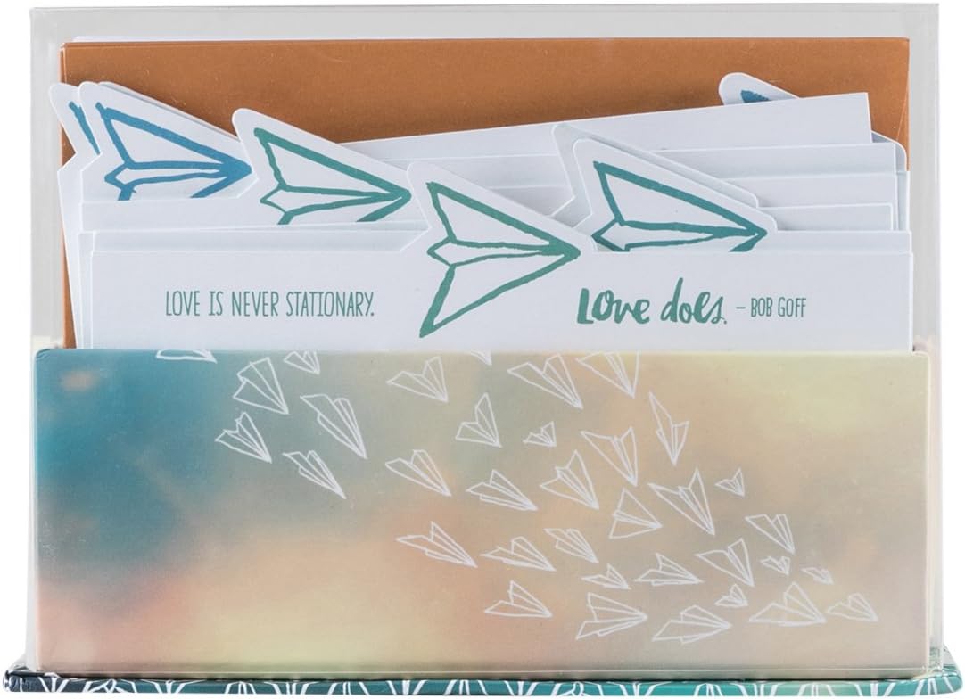 DaySpring Blank Cards with Designed Envelopes and Storage Tray, 5-1/4" x 3-14/16"