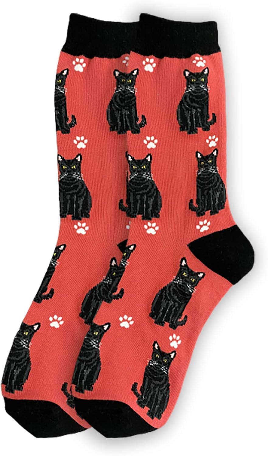 Black Cat Pet Lover Socks - Fun - All Season - One Size Fits Most  – Unisex