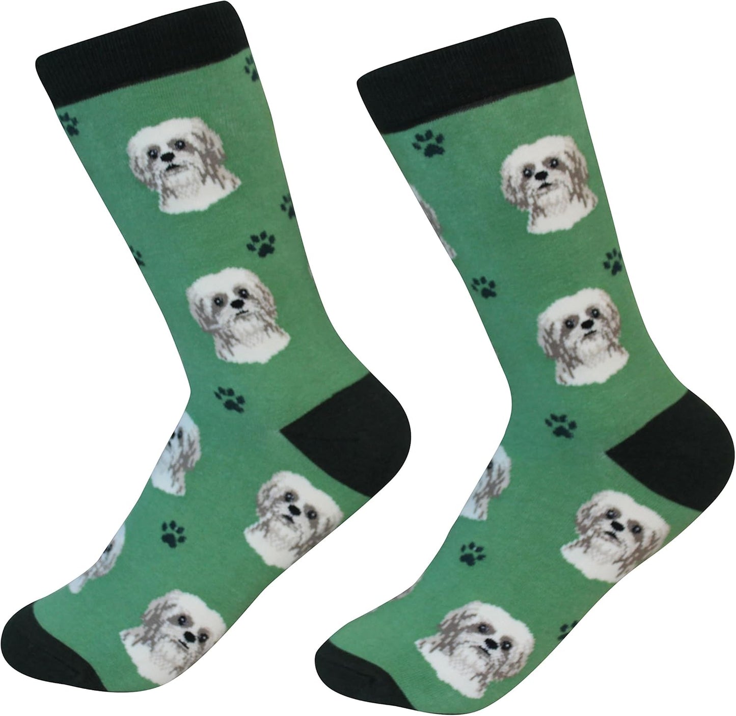 Shih Tzu tan Dog Lovers Socks , Unisex, premium Quality, most fit casual