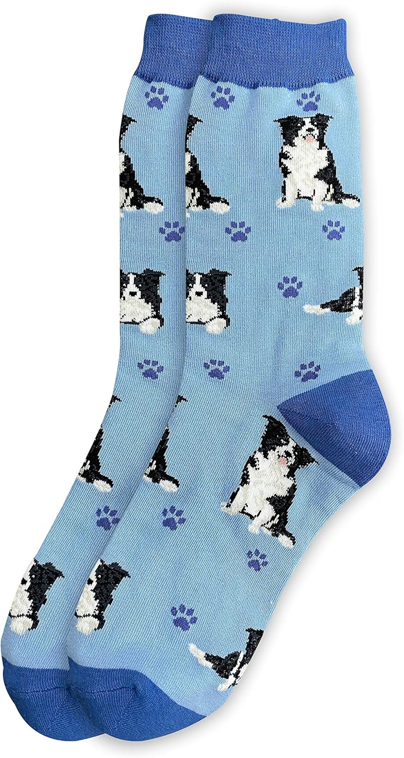 Border Collie Dog Lover Socks - All Season - One Size Fits Most -Unisex