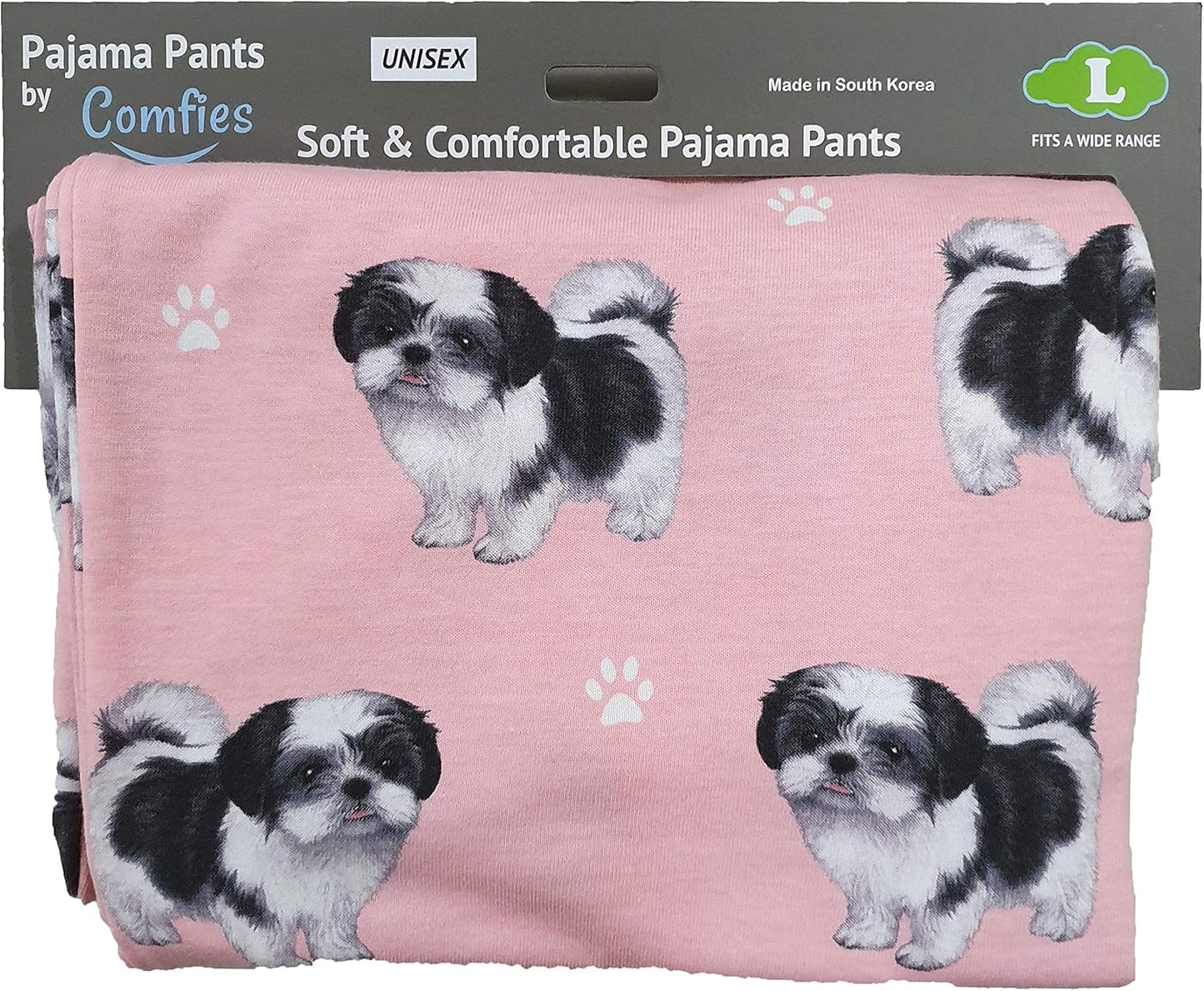 Shih Tzu Dog lovers Unisex Lightweight Cotton Blend Pajama Bottoms –Unisex Super Soft and Comfortable – Perfect for Shih Tzu Gifts