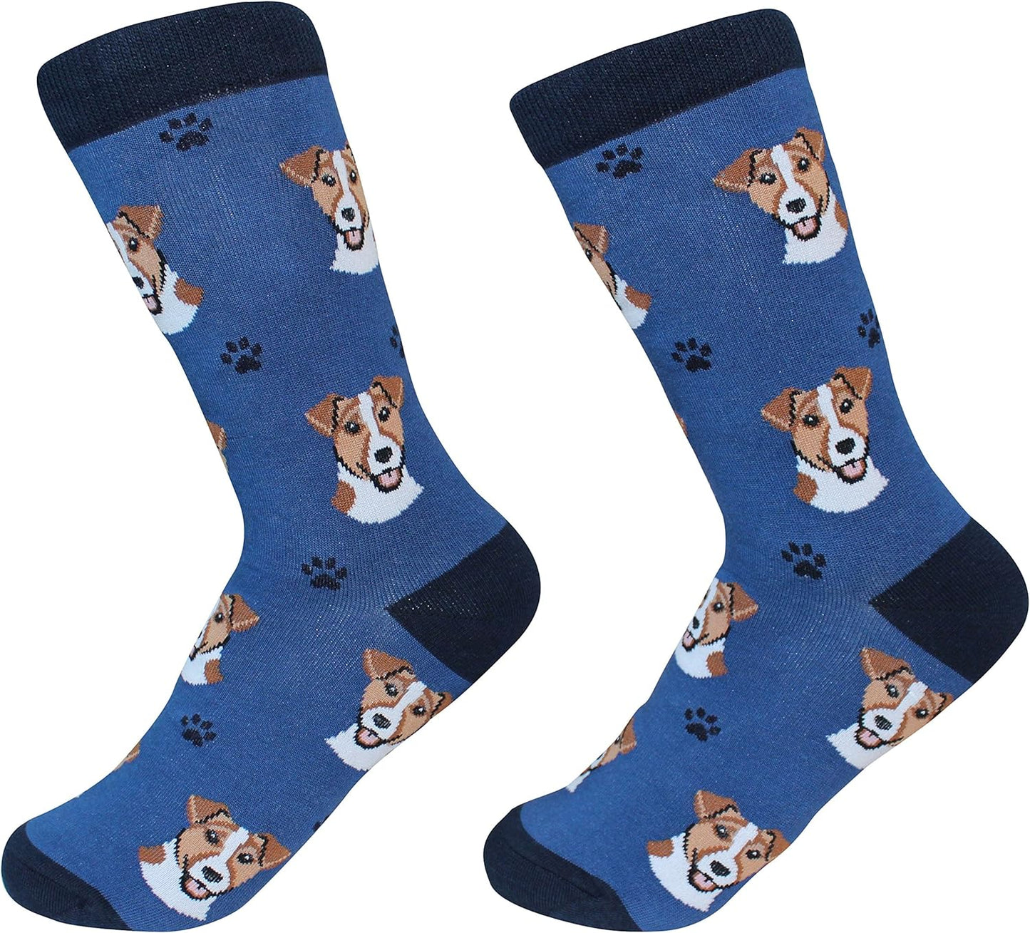 Jack Russell Terrier Dog Lovers Socks ,one size , fit in the most premium Quality,Unisex, Great Gift