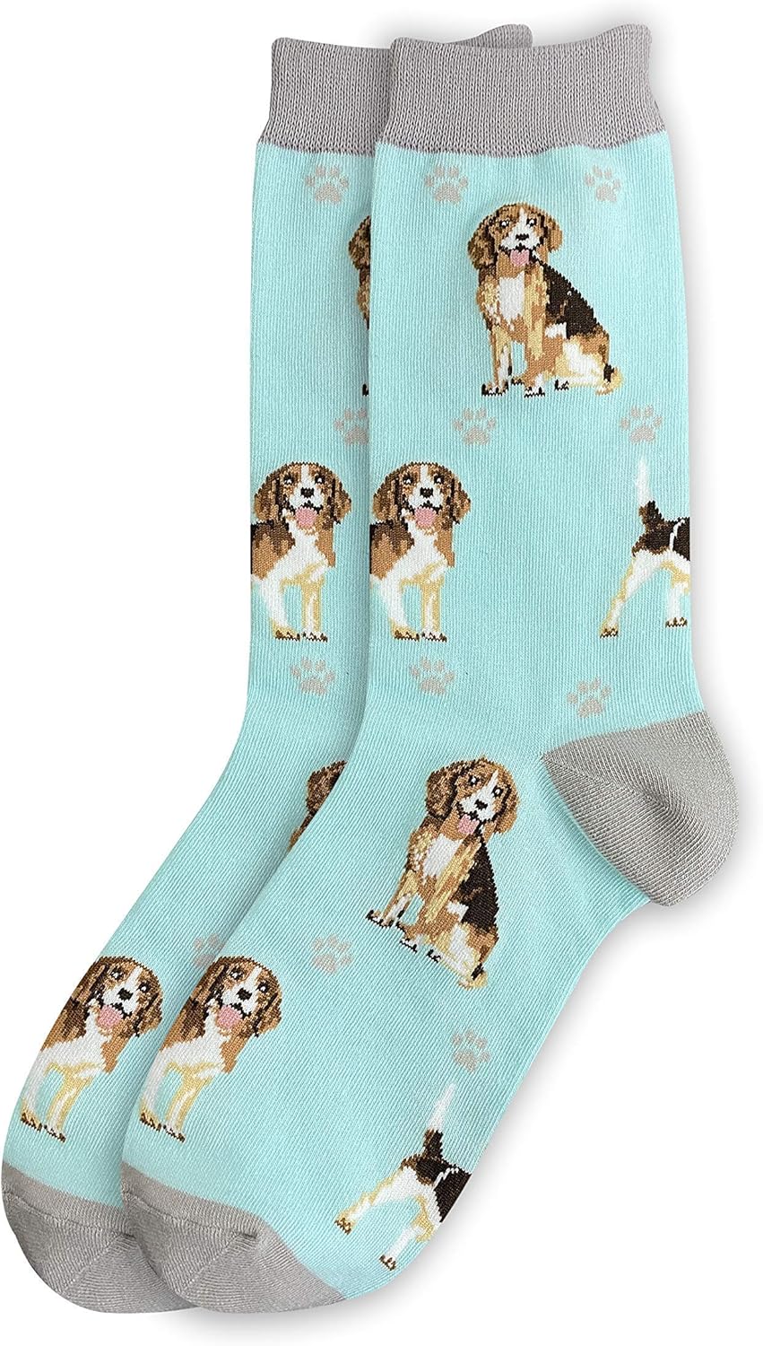 Beagle Dog Pet Lover Socks - All Season - One Size Fits Most - Unisex