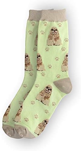 Cocker Spaniel Dog Lover Socks - All Season - One Size Fits Most - Unisex