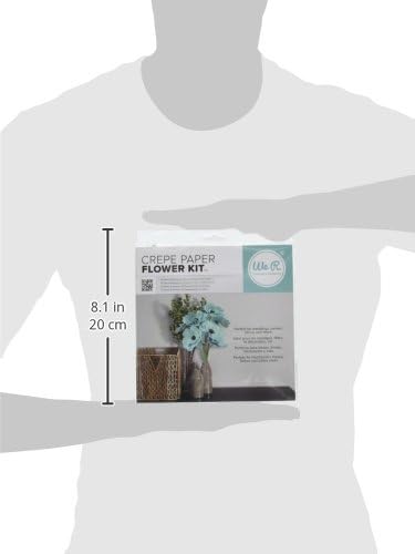 We R Memory Keepers CPF-42673 We R Crepe Paper Flowers Kit, Teal