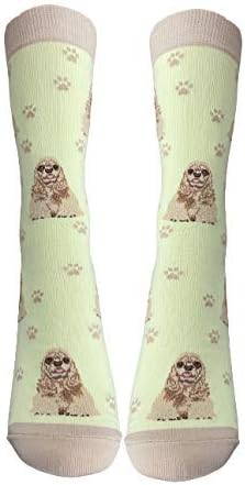 Cocker Spaniel Dog Lover Socks - All Season - One Size Fits Most - Unisex