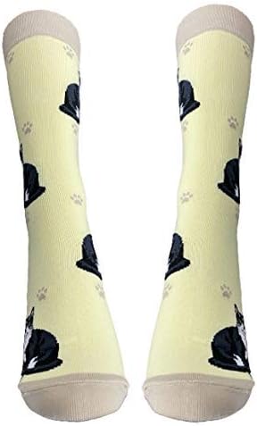 Black and White (Tuxedo) Cat Lovers Socks - All Season - One Size Fits Most - Unisex