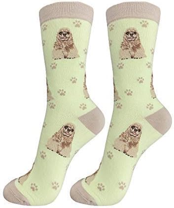 Cocker Spaniel Dog Lover Socks - All Season - One Size Fits Most - Unisex