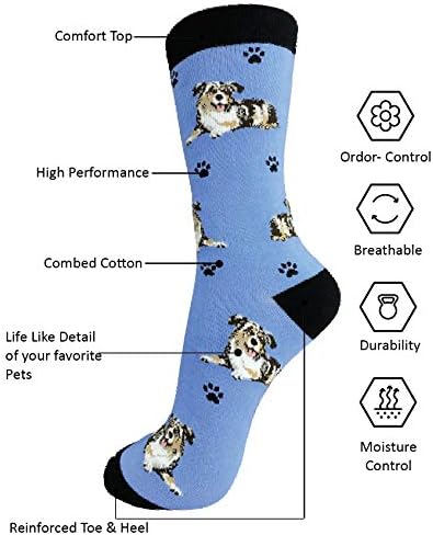 Australian shepherd Lover Socks - All Season - One Size Fits Most - Unisex,Premium Quality