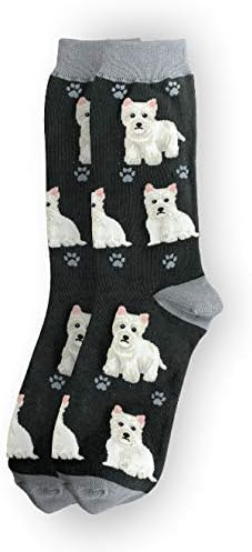 Westie Dog Lovers Socks - All Season - One Size Fits Most - Unisex