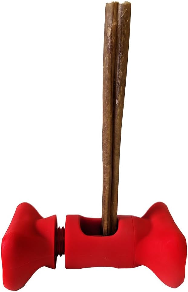 SPOT Treat Holder- Safety Device Bully Stick Holder & Yak Cheese Holder for Medium and Large Dogs, to Help Prevent Choking, 6in