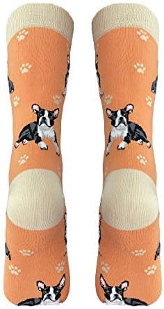 Boston Terrier Dog Lovers Socks - All Season - One Size Fits Most - Unisex,Premium Quality