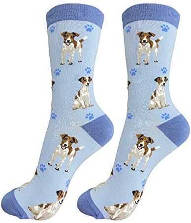 Jack Russell Dog Lovers Socks - All Season - One Size Fits Most - Unisex,Premium Quality