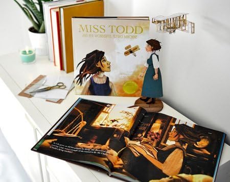 Miss Todd and Her Wonderful Flying Machine Colorful Book