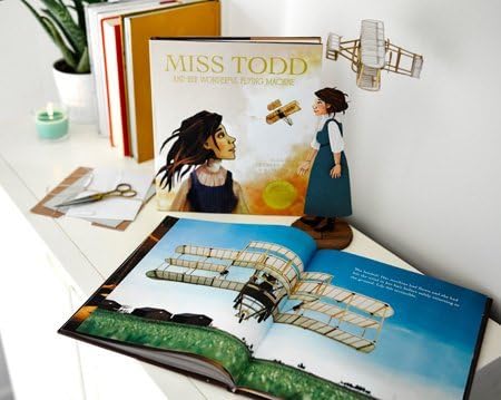 Miss Todd and Her Wonderful Flying Machine Colorful Book