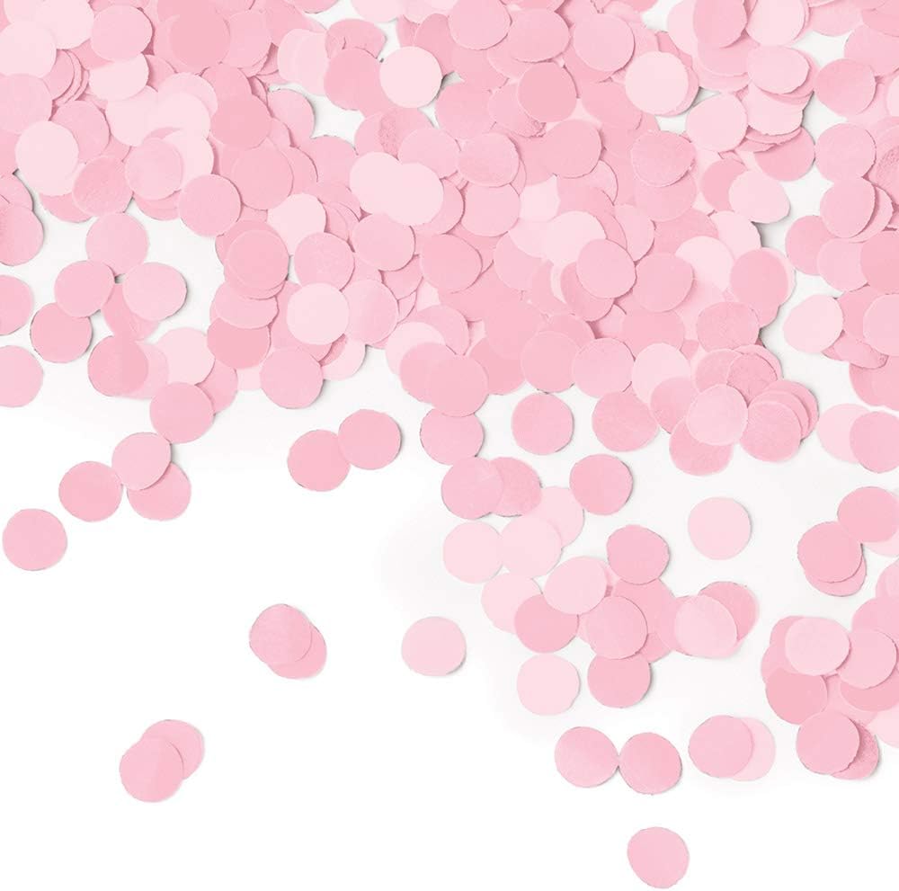 Creative Converting PINK TISSUE CONFETTI, CLASSIC, 0.4 x 3.5 x 6