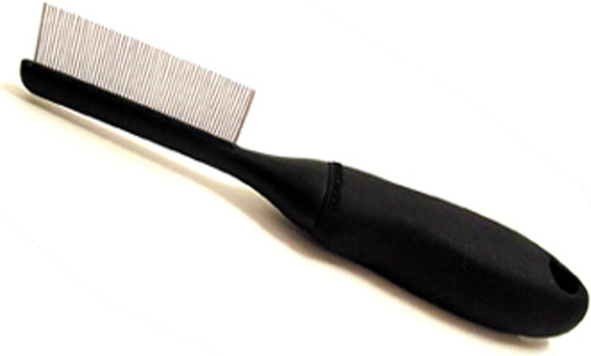 Miracle Care Coat Fine Grooming Comb, Black, 9"" l x 1.25"" w x 1.25"" h (3240)