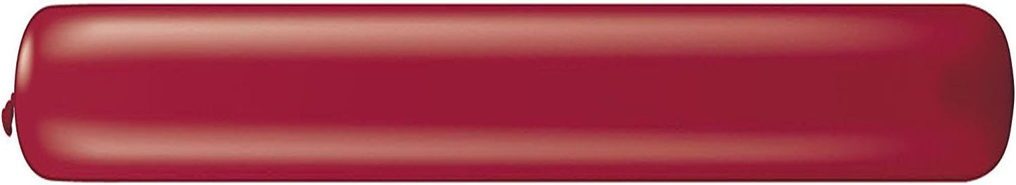 Qualatex 646Q Large Twisting Balloons, Ruby Red Jewel - Pack of 20