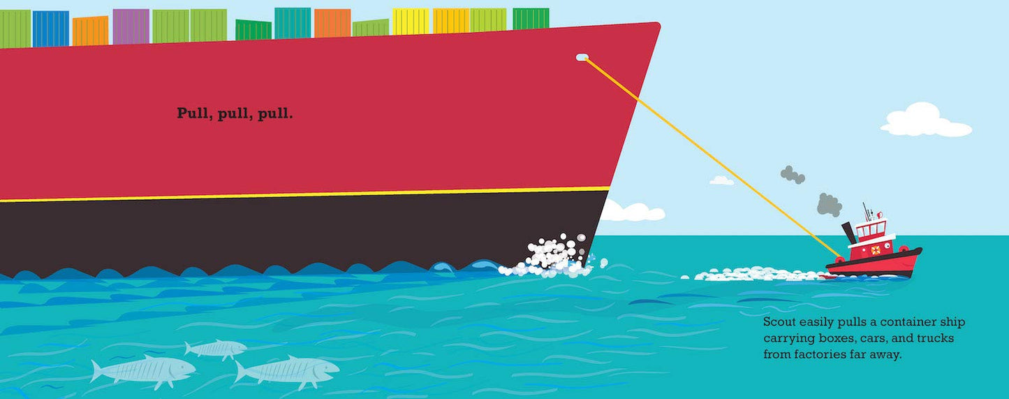 Scout the Mighty Tugboat,Text Book