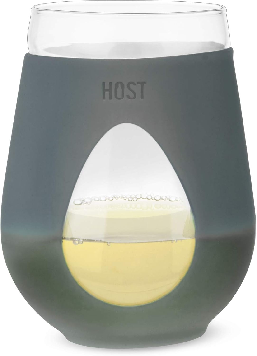 Host Revive Wine Glass Drinkware, 8 oz, Grey