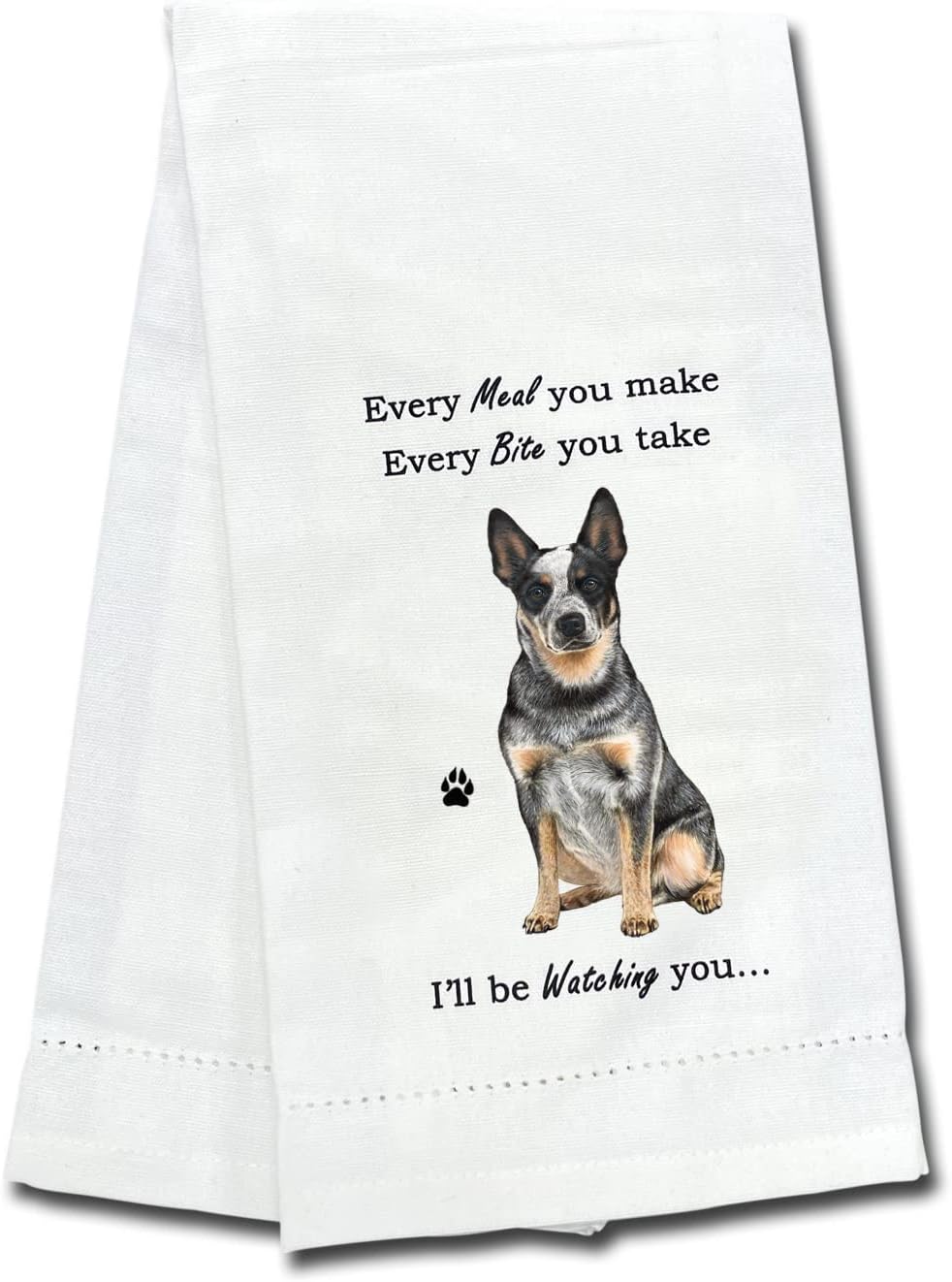 Australian Cattle Dog Pet Lovers Kitchen Towel-Tea Towel 100% Cotton