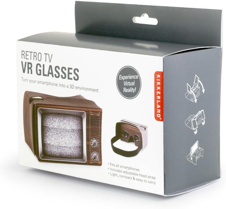 Kikkerland Retro TV Virtual Reality Glasses