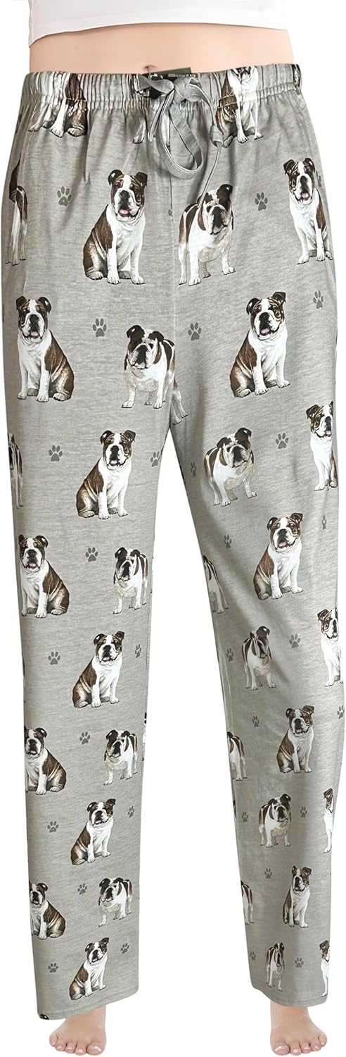 Bulldog  Lovers print Pajama  – New Cotton Blend premium quality- Unisex ,All Season