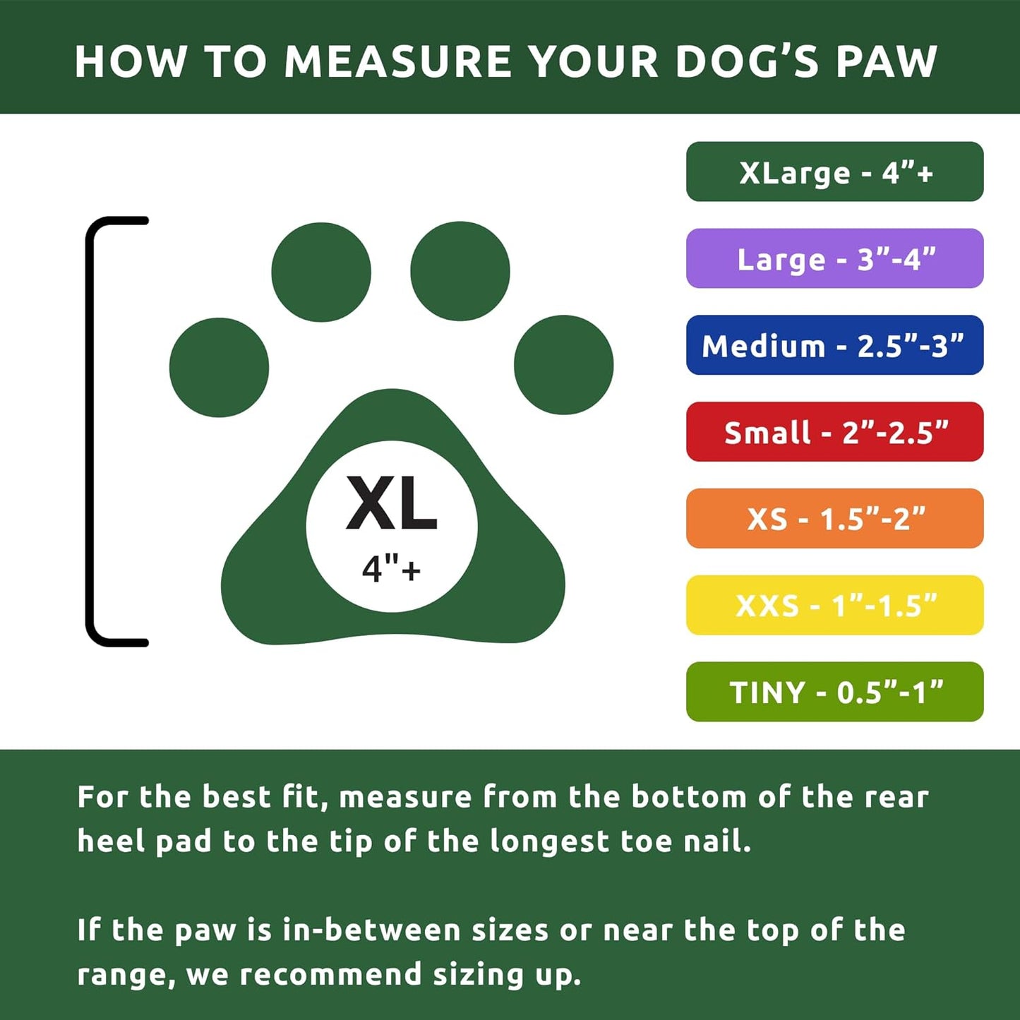 PawZ Rubber Dog Boots for Paws 4" and Up, 12 Pack - All-Weather Dog Booties for Hot Pavement, Snow, Mud, and Rain - Waterproof, Anti Slip Dog Socks - X-Large, Black