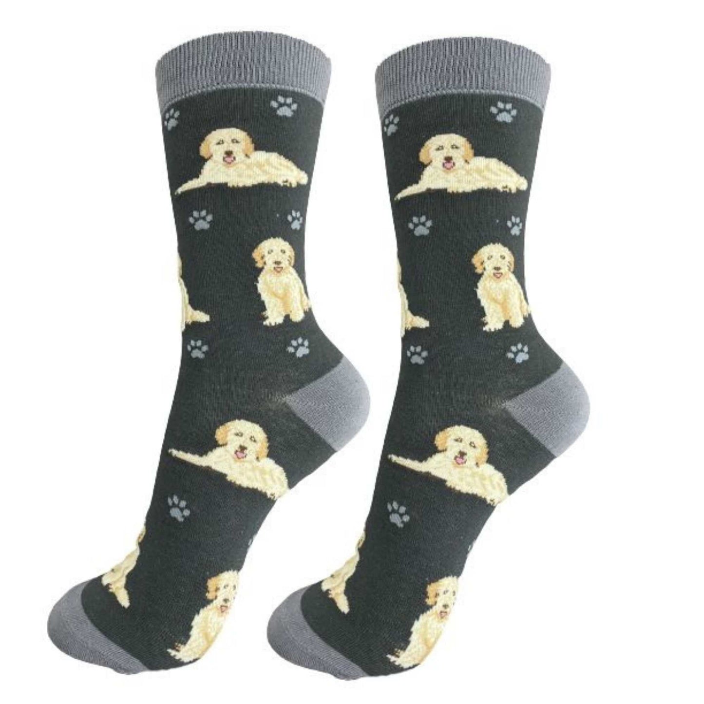 Golden doodle dog Lover Socks -All Season - One Size Fits Most - For Women And Men