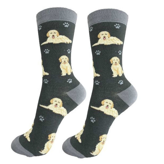 Golden doodle dog Lover Socks -All Season - One Size Fits Most - For Women And Men