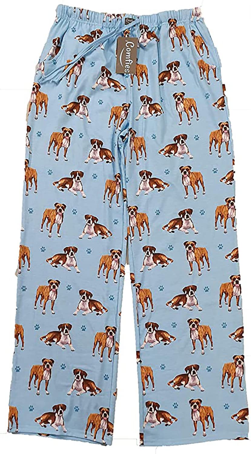 Boxer Unisex Lightweight Cotton Blend Pajama Bottoms – Super Soft and Comfortable – Perfect for Boxer Gifts
