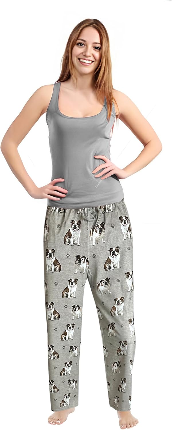 Bulldog  Lovers print Pajama  – New Cotton Blend premium quality- Unisex ,All Season