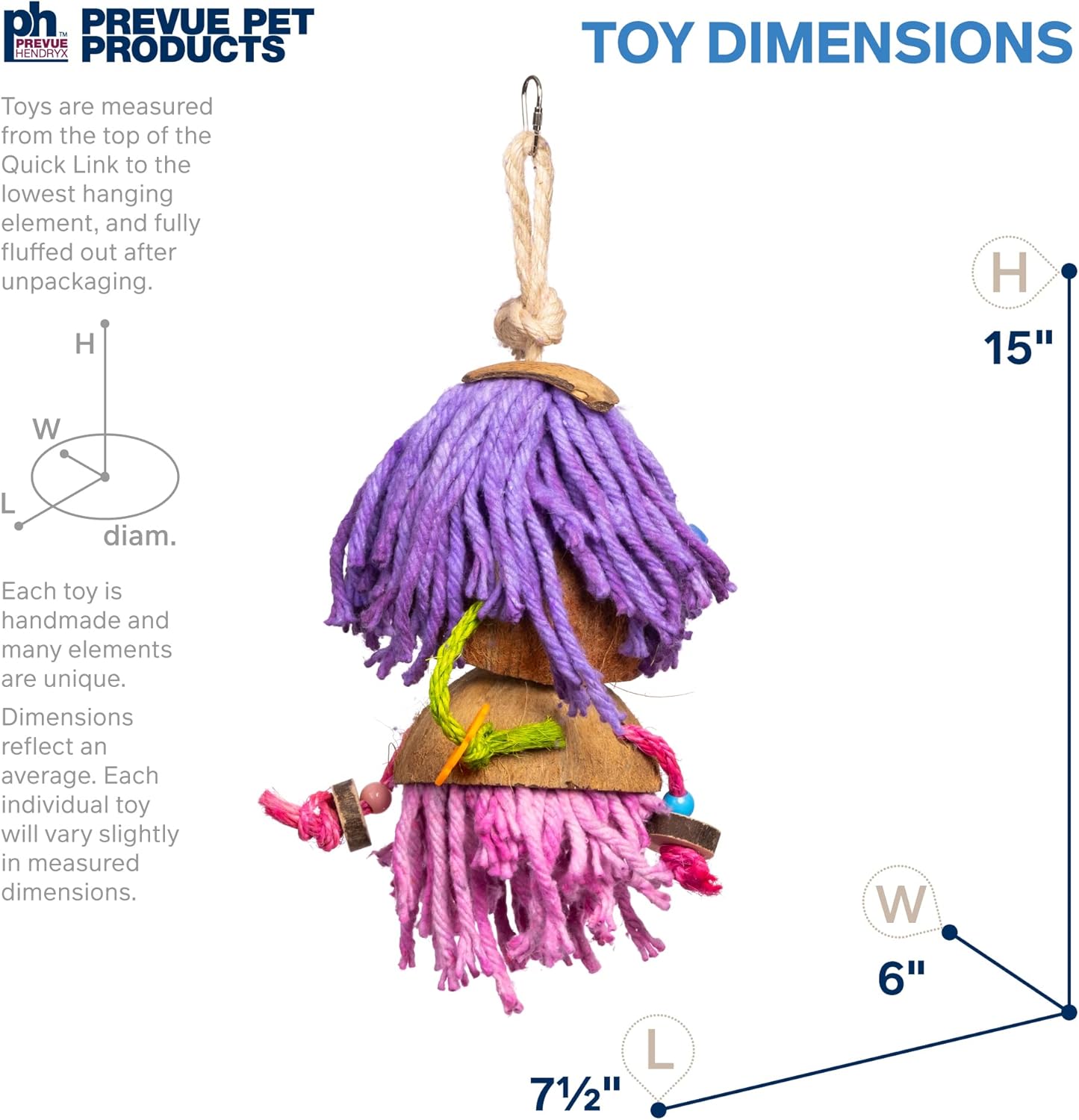 Prevue Pet Products Preen & Pacify Car Wash Bird Toy 62521