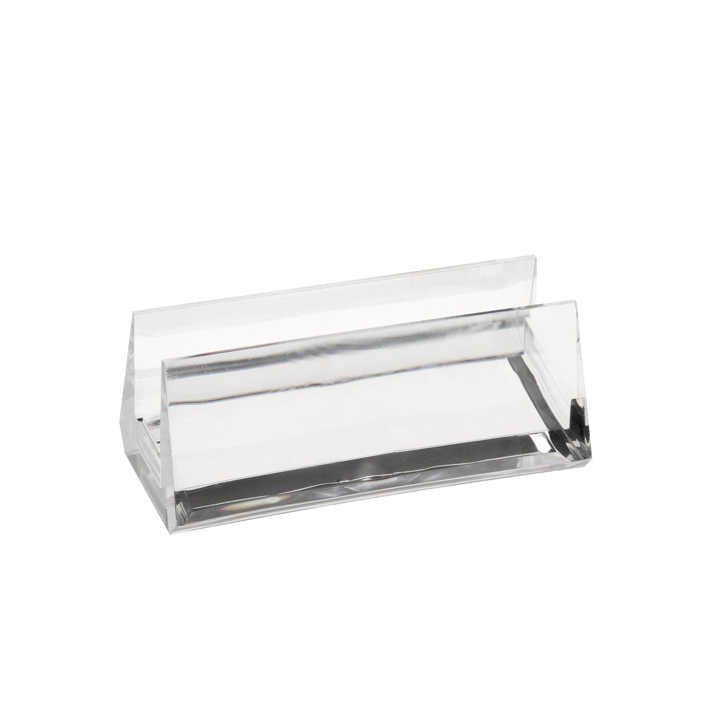 HCD Refined by Honey-Can-Do OFC-06390 Acrylic Business Card Holder, 4.13L x 3.9W x 6.06H