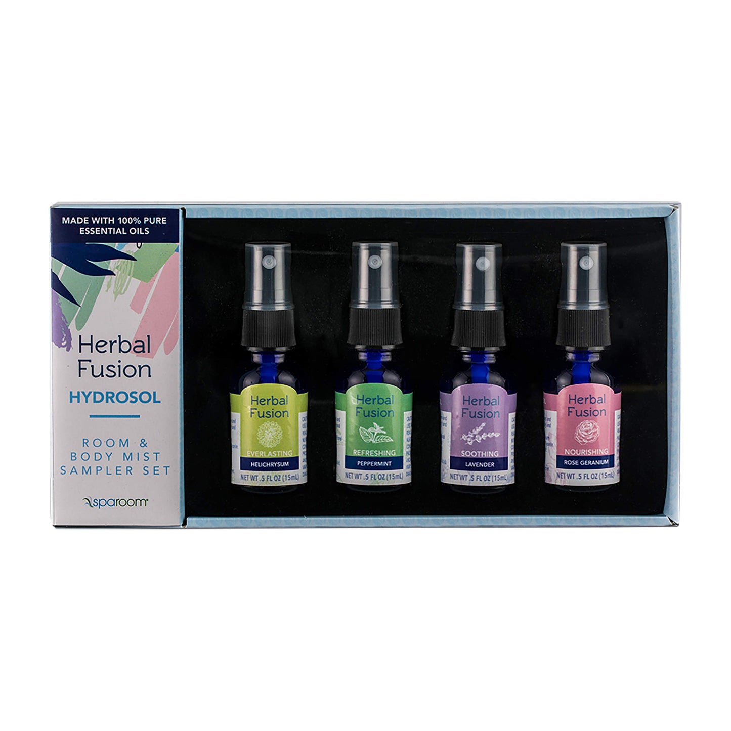 SpaRoom Herbal Fusion Hydrosol Room & Body Mist Sampler Set