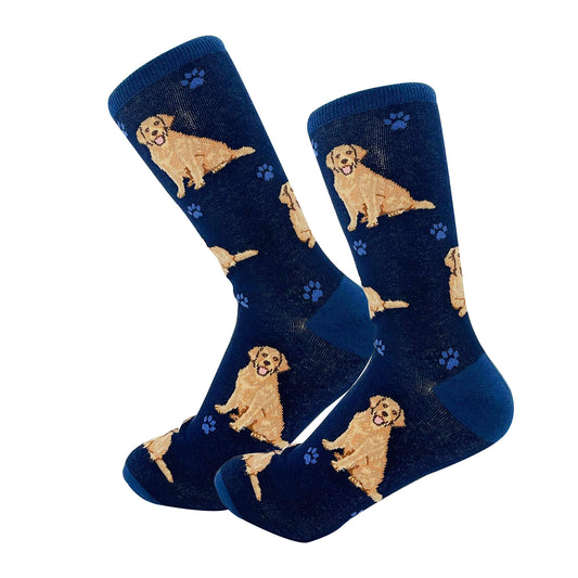 Golden Retriever Dogs Lover Socks - All Season - One Size Fits Most - Unisex