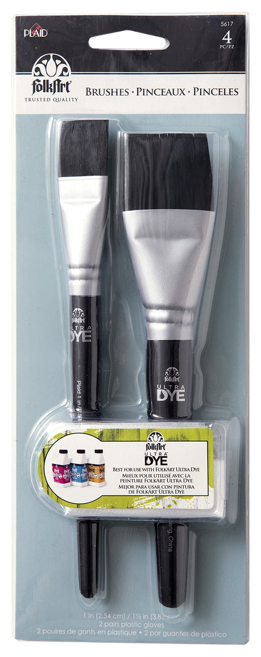 FolkArt Ultra Dye Brush Pack,