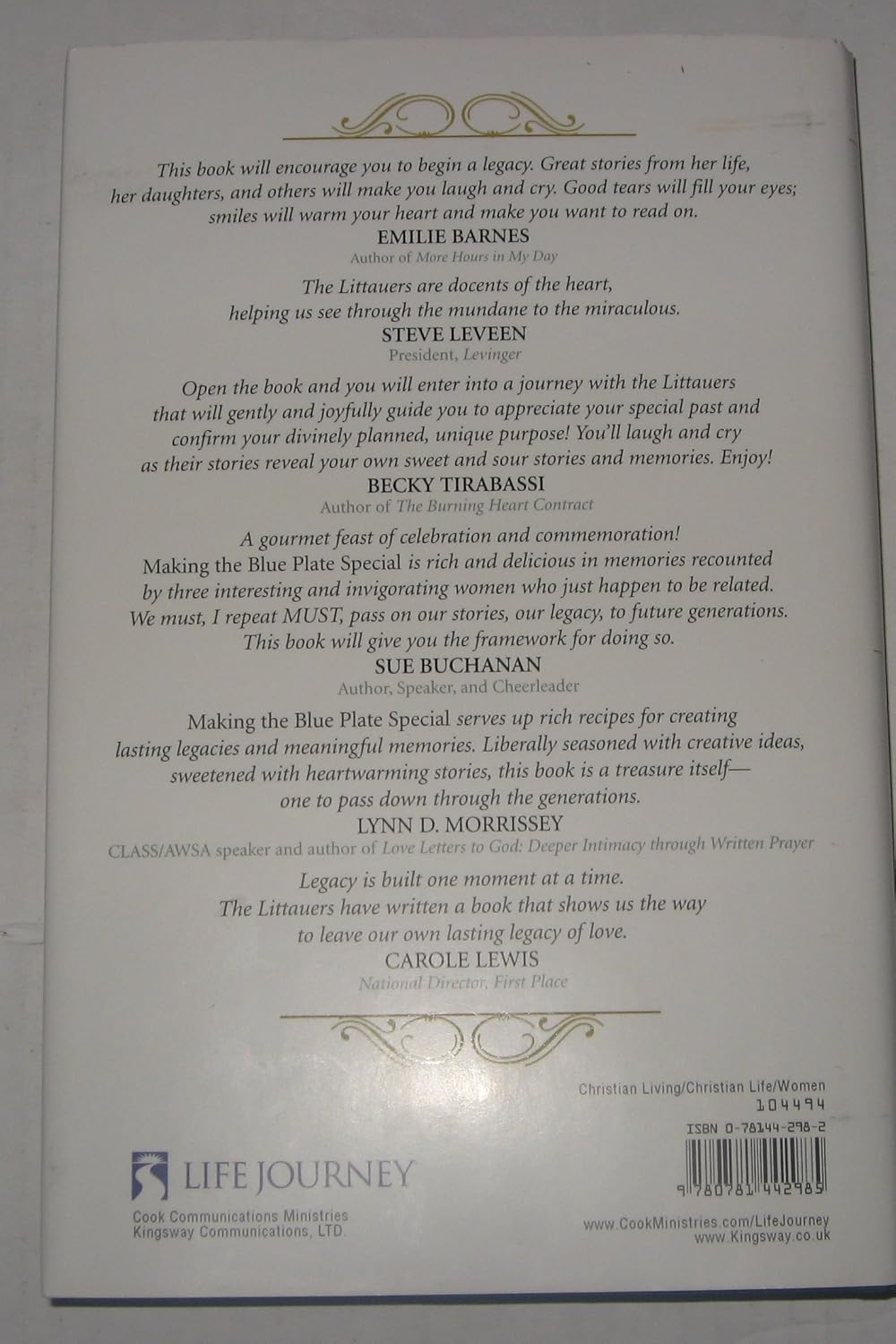 Making the Blue Plate Special Text Book