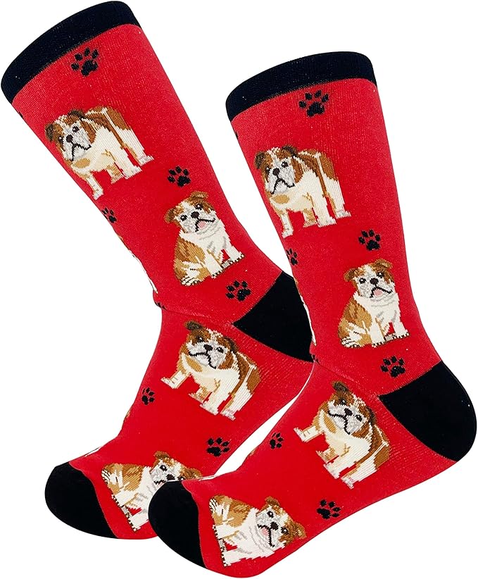 Bulldog dog lovers socks,One size fits most,Unisex, All season, Premium quality