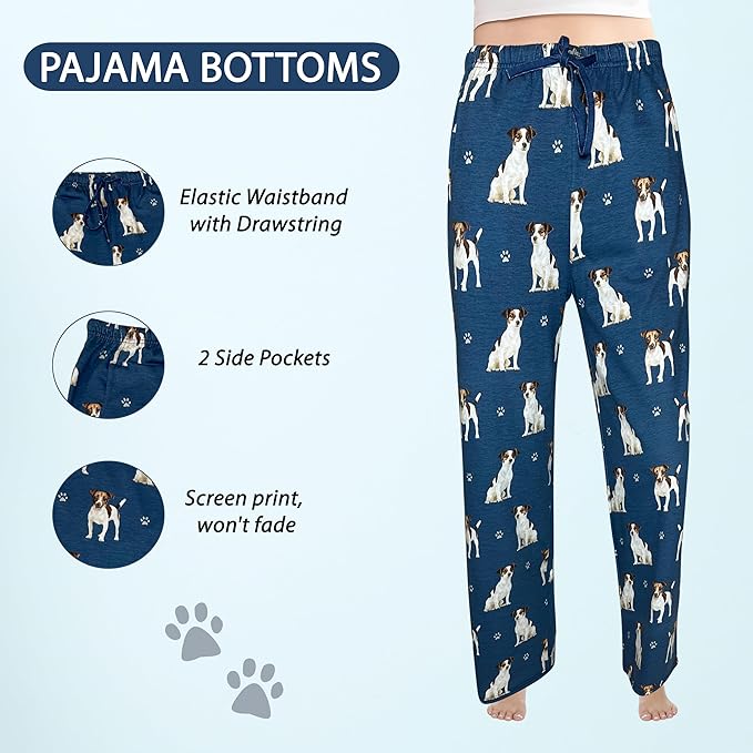 Jack Russell Dog Lovers print Pajama – New Cotton Blend premium quality- Unisex ,All Season