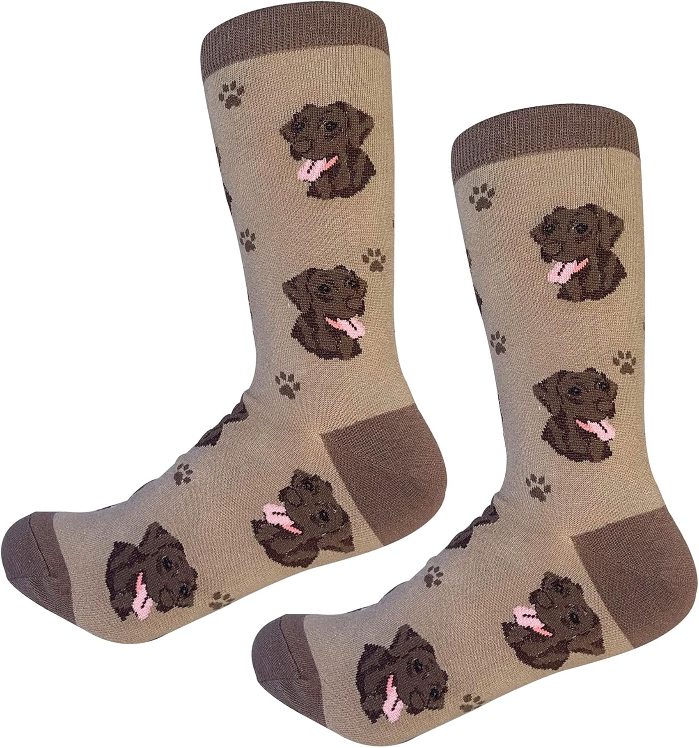 Chocolate Labrador Retriever Dog Breed Socks Unisex