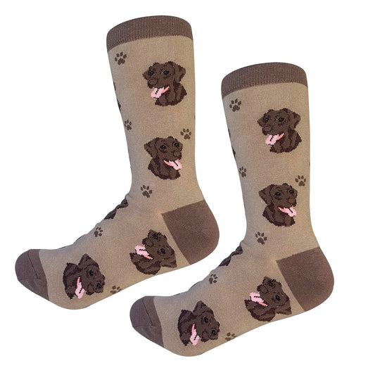 Chocolate Labrador Retriever Dog Breed Socks Unisex