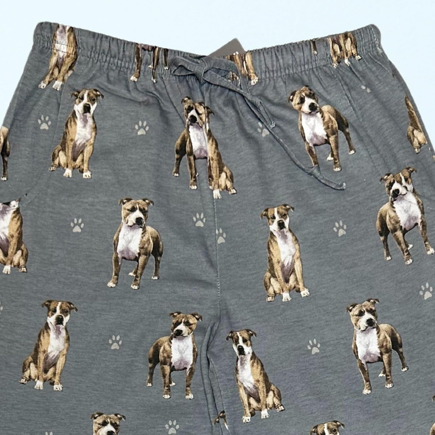 Pit Bull Pet Lover Pajama Pants – New Cotton Blend - All Season - Comfort Fit Lounge Pants for Women and Men