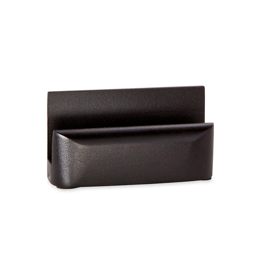 Rolodex® Wood Tones™ Business Card Holder, Black