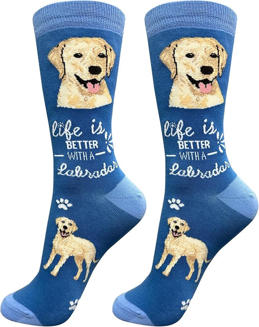 Yellow lab Dog lovers Socks, Unisex,Fits in most,Premium Quality,Great Gift
