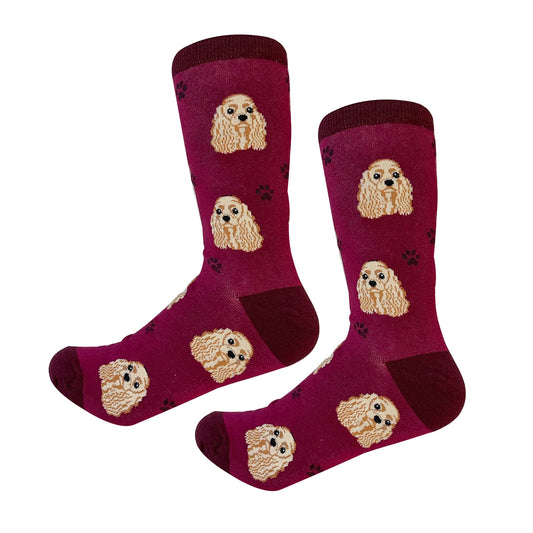 Cocker Spaniel Dog lovers Socks, Unisex-one size fits most,Premium Quality