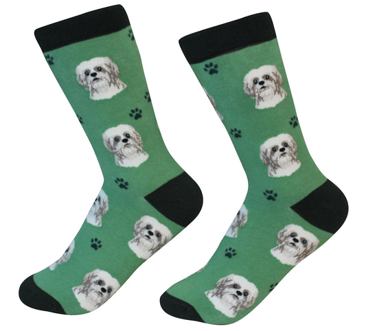 Shih Tzu tan Dog Lovers Socks , Unisex, premium Quality, most fit casual