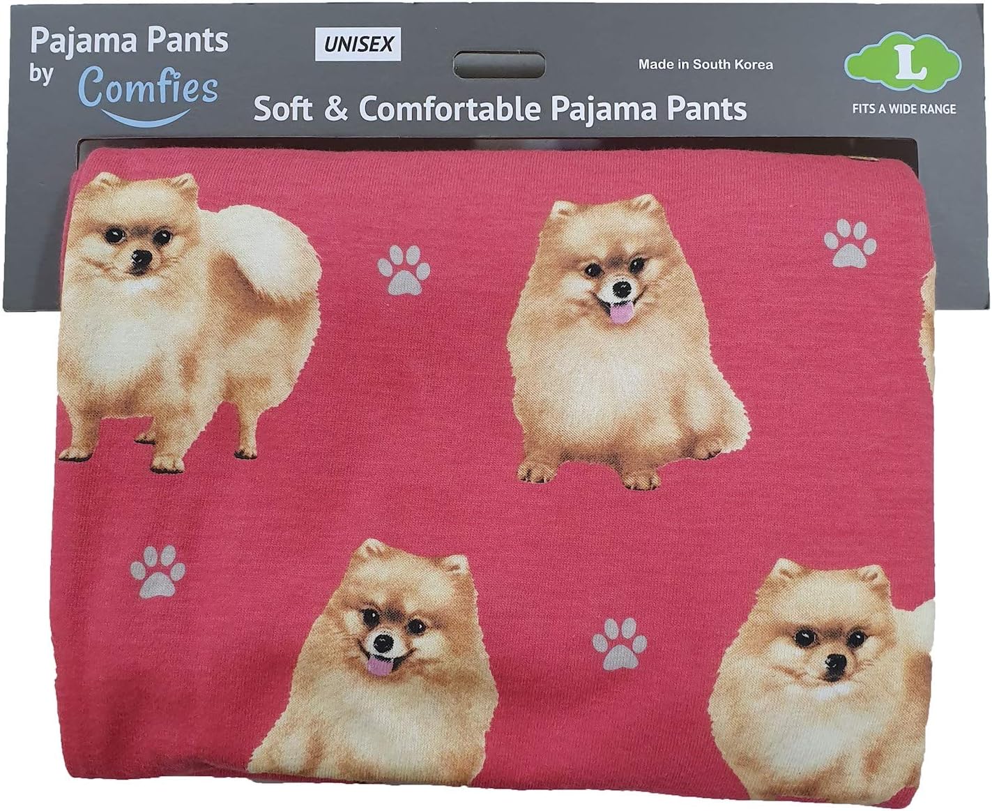 E & S Imports Women's Pomeranian Dog Lounge Pants - Pajama Pants Pajama Bottoms